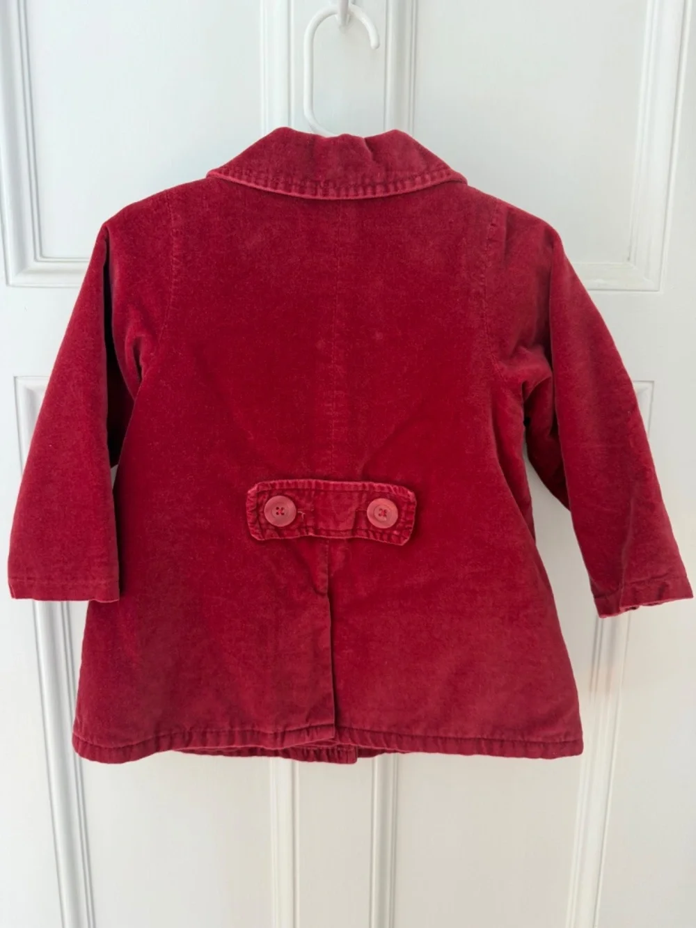 Sweet Girls Red Velvet Jacket (Size 18-24mo)